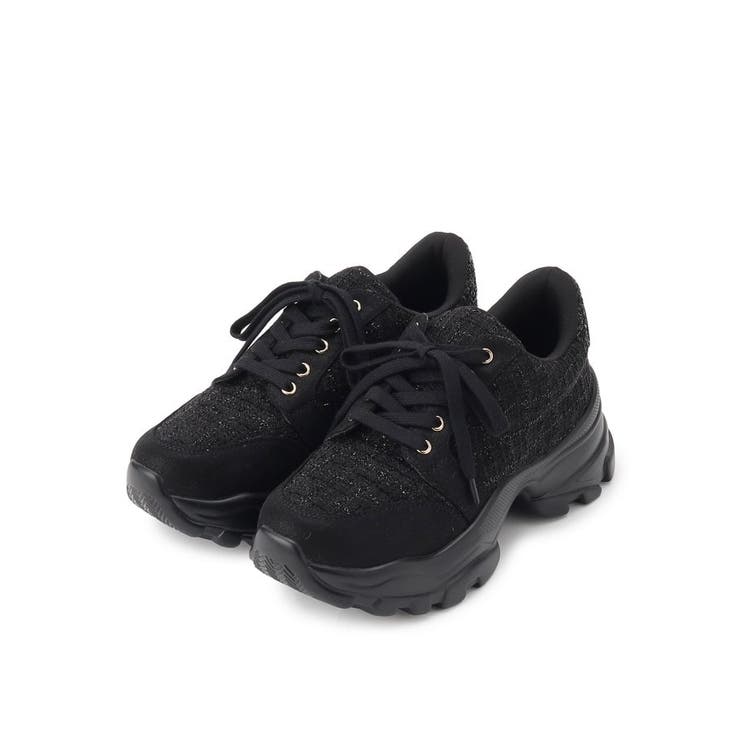 フリル×パール調ベルトツイードスニーカー | ESPERANZA | 詳細画像22 