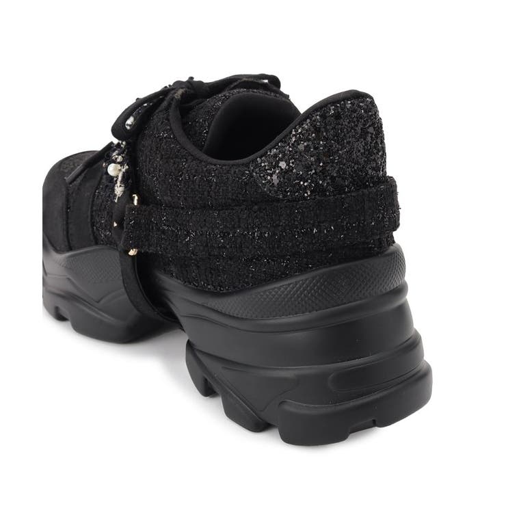 フリル×パール調ベルトツイードスニーカー | ESPERANZA | 詳細画像21 