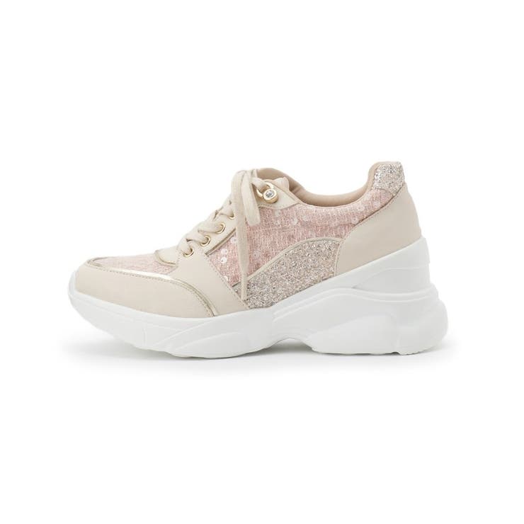 グリッター×ツイード ラインストーンスニーカー | ESPERANZA | 詳細画像14 