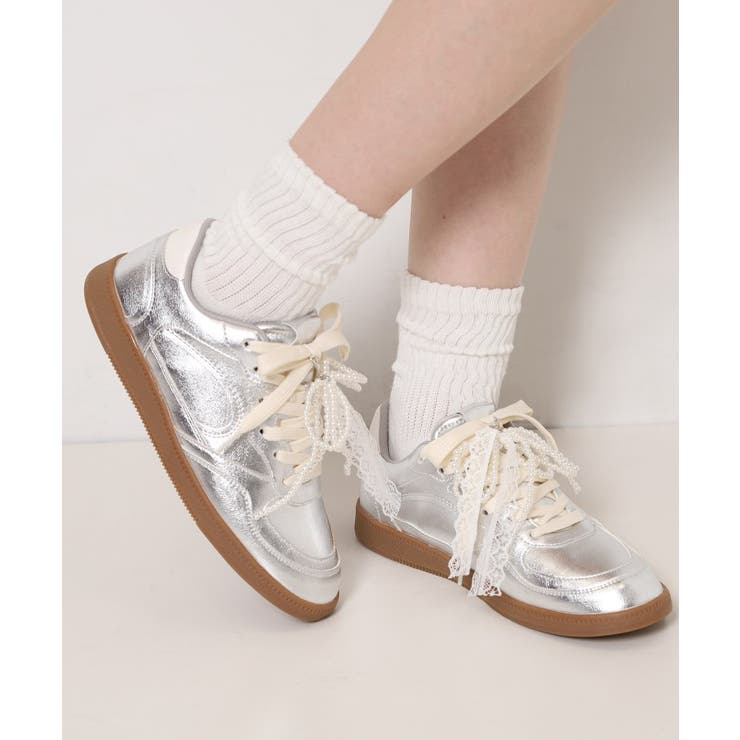 パール調リボンチャームスニーカー | ESPERANZA | 詳細画像4 