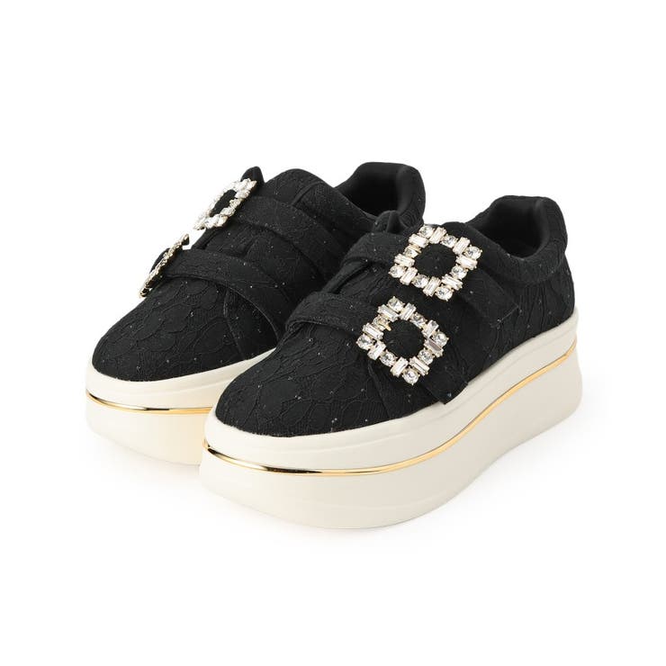 ビジューバックルWストラップレーススニーカー | ESPERANZA | 詳細画像8 