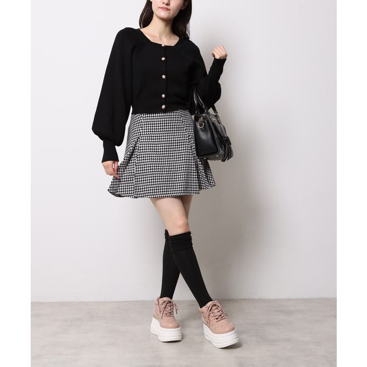 きゅんフィット厚底フラットキルティングスタッズスニーカー | ESPERANZA | 詳細画像9 