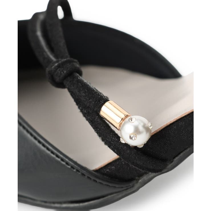 ポインテッドトゥパール調付きセパレートパンプス | ESPERANZA | 詳細画像20 