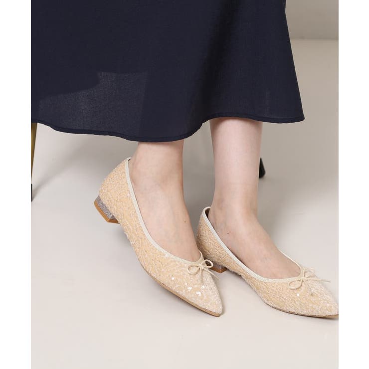 ポインテッドリボンバレエパンプス | ESPERANZA | 詳細画像4 