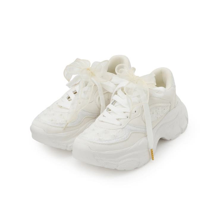 フラワー刺繍ラメスニーカー | ESPERANZA | 詳細画像10 