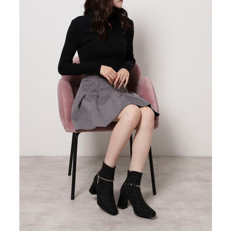 チェーンベルト2WAYショートブーツ | ESPERANZA | 詳細画像6 