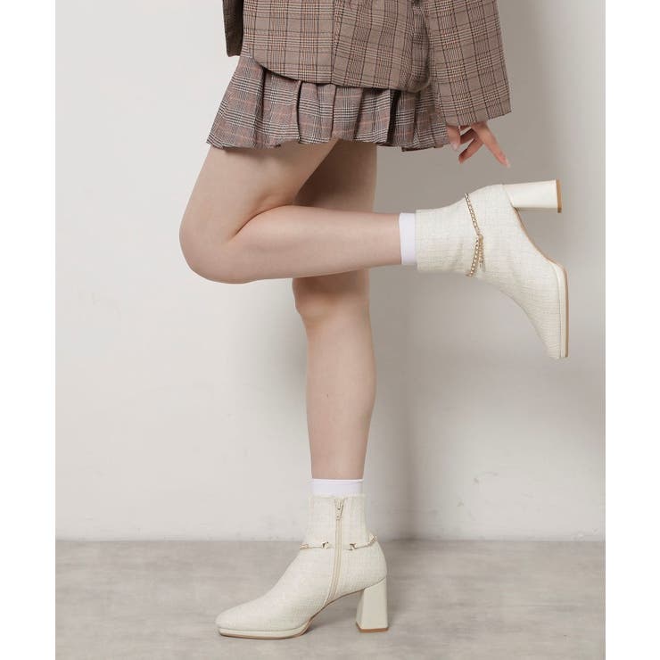 チェーンベルト2WAYショートブーツ | ESPERANZA | 詳細画像9 