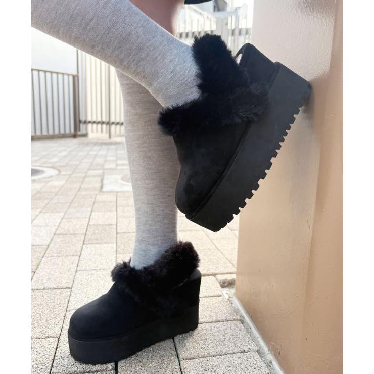 SNSで話題！厚底2WAYフェイクムートンサボ | ESPERANZA | 詳細画像4 