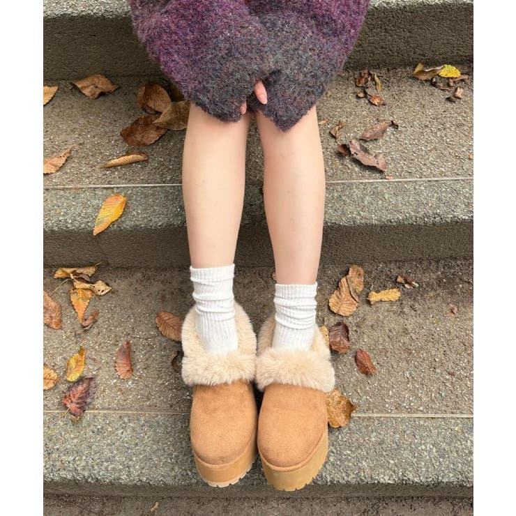 SNSで話題！厚底2WAYフェイクムートンサボ | ESPERANZA | 詳細画像14 