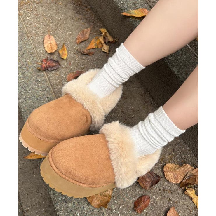 SNSで話題！厚底2WAYフェイクムートンサボ | ESPERANZA | 詳細画像16 