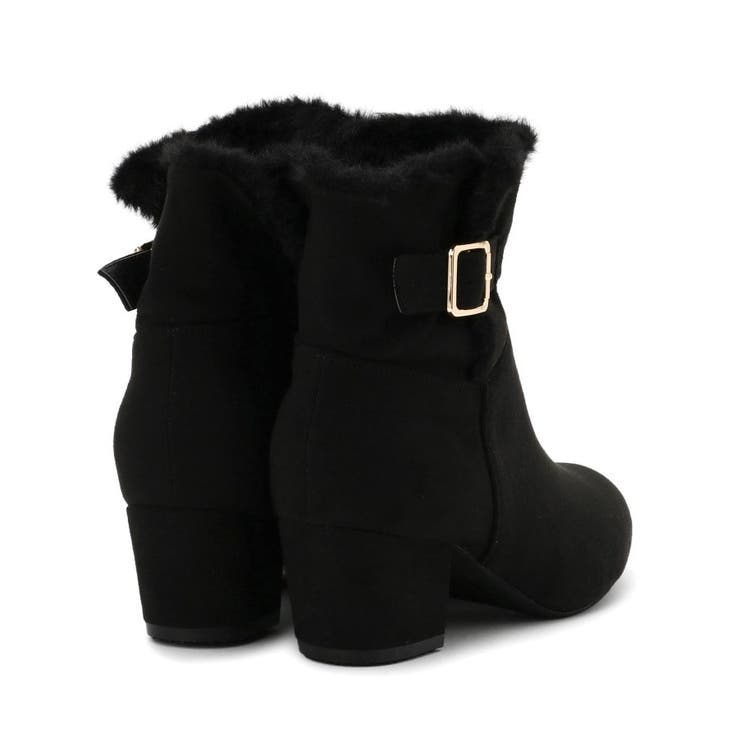 折り返しフェイクファー2WAYショートブーツ | ESPERANZA | 詳細画像19 