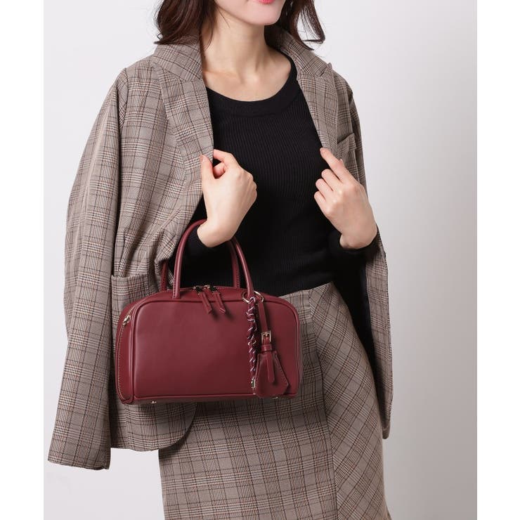 チャーム付横長ボストンバッグ | ESPERANZA | 詳細画像7 