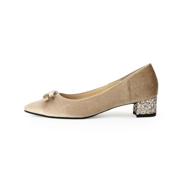 ラメベルベットダブルリボンパンプス | ESPERANZA | 詳細画像22 