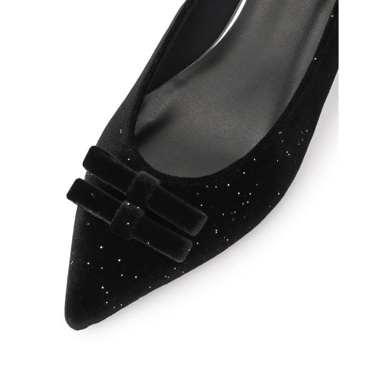 ラメベルベットダブルリボンパンプス | ESPERANZA | 詳細画像28 