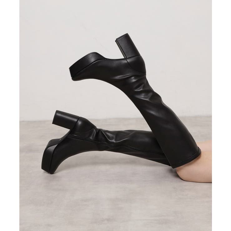 ゆる傾斜ロングブーツ | ESPERANZA | 詳細画像7 