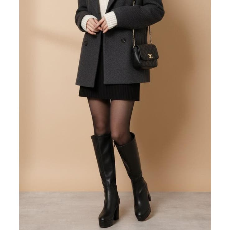 ゆる傾斜ロングブーツ | ESPERANZA | 詳細画像22 