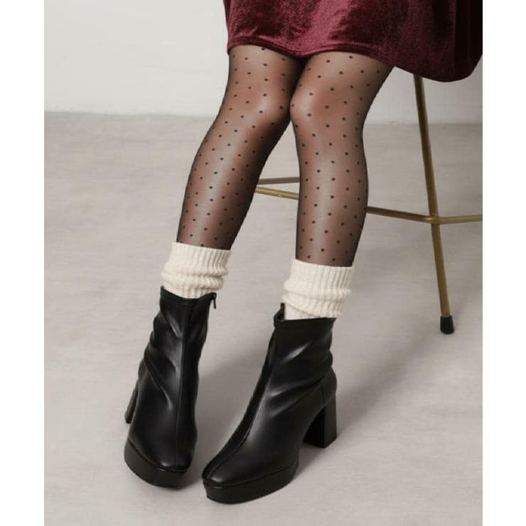 ブラック(019) | ゆる傾斜ショートブーツ | ESPERANZA