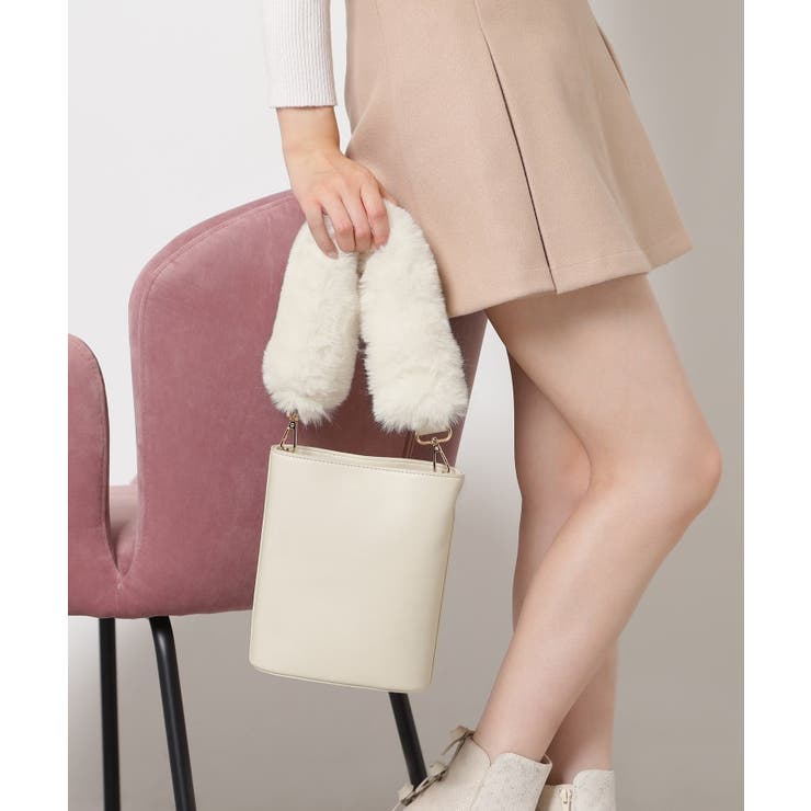 フェイクファーハンドル3WAYミニショルダーバッグ | ESPERANZA | 詳細画像2 