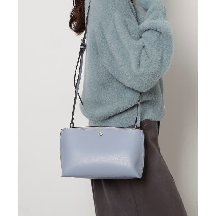 ブルー(092) | かるいかばん スクエアショルダーバッグ | ESPERANZA