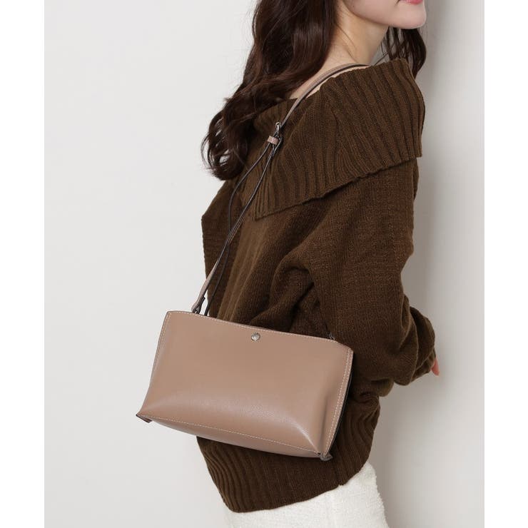 ブラウン(048) | かるいかばん スクエアショルダーバッグ | ESPERANZA