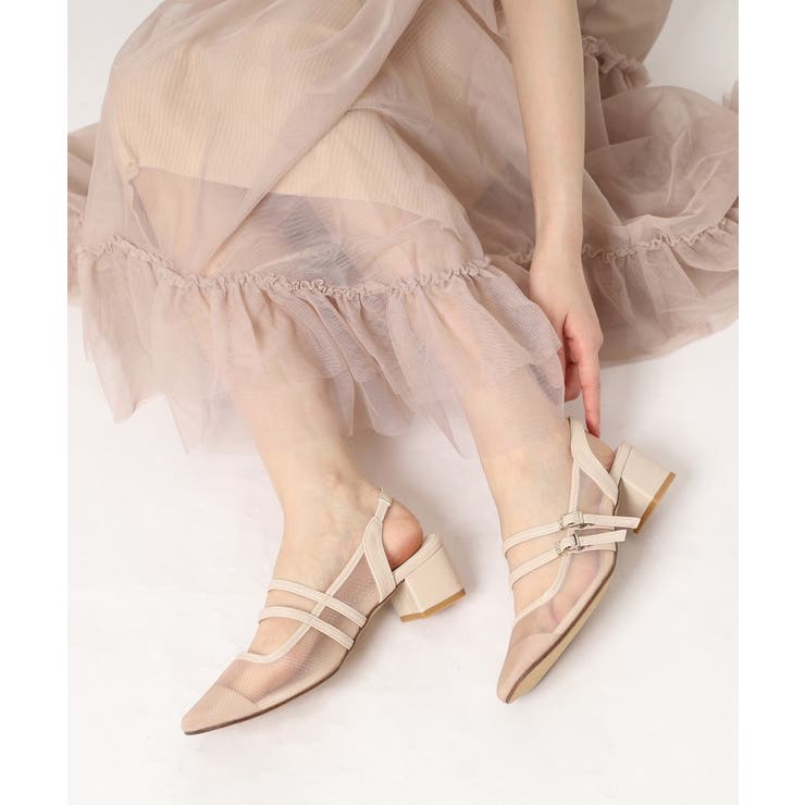 ダブルベルトメッシュパンプス | ESPERANZA | 詳細画像17 