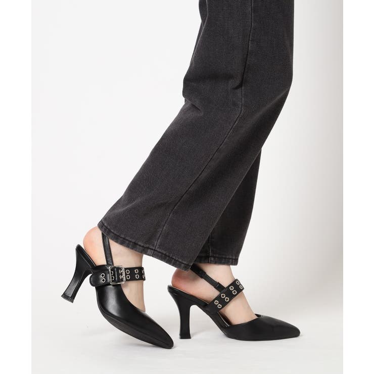 グロメットバックストラップパンプス | ESPERANZA | 詳細画像19 