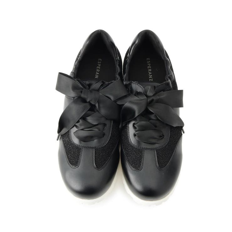 サテンリボン2WAYスニーカー | ESPERANZA | 詳細画像5 