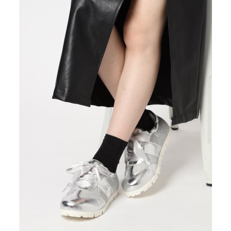 サテンリボン2WAYスニーカー | ESPERANZA | 詳細画像18 