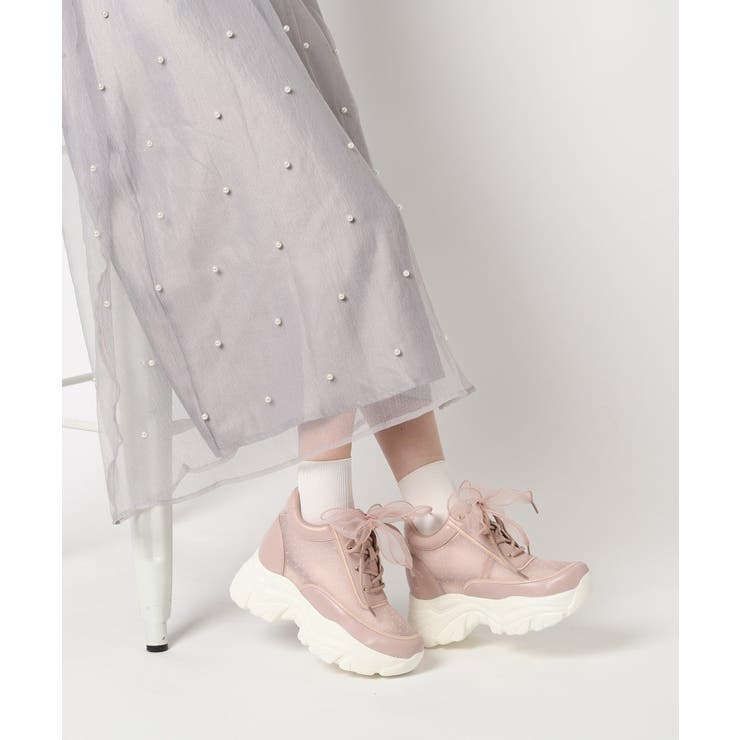 きゅんフィットインソールチュールリボンスニーカー | ESPERANZA | 詳細画像24 