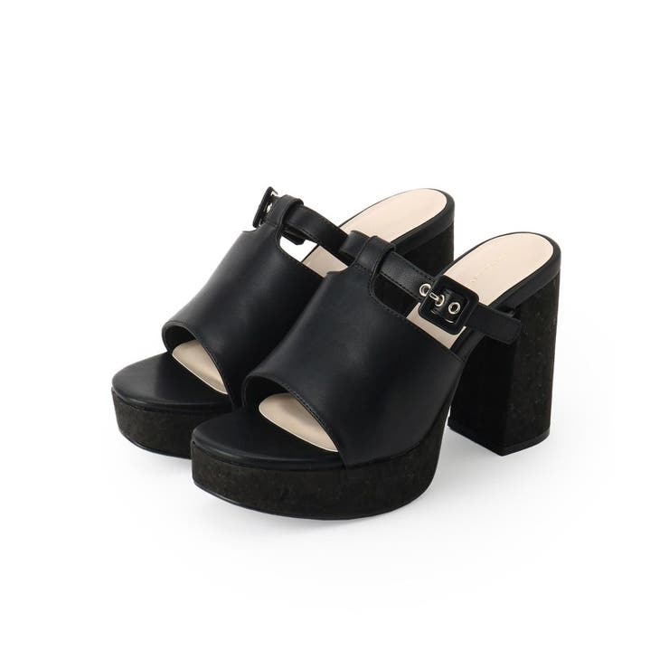 ミニバックルコルクヒールミュール | ESPERANZA | 詳細画像2 