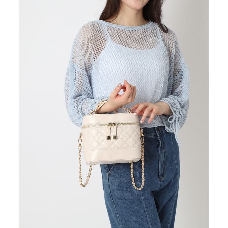 キルティングバニティバッグ | ESPERANZA | 詳細画像17 