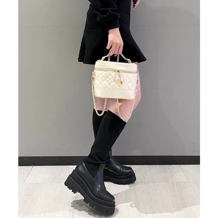 キルティングバニティバッグ | ESPERANZA | 詳細画像20 