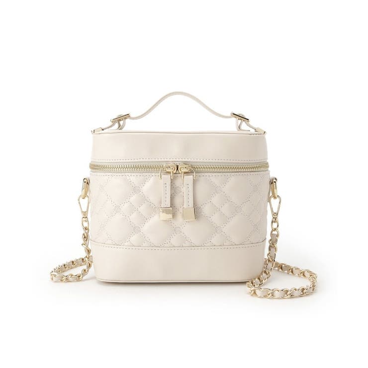 アイボリー(004) | キルティングバニティバッグ | ESPERANZA
