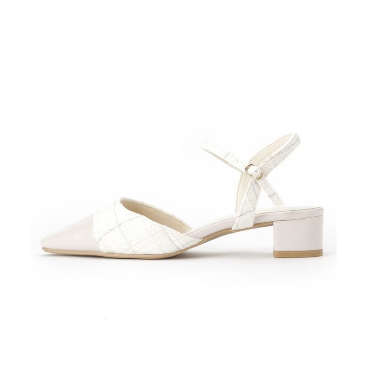 エナメル×ツイードストラップパンプス | ESPERANZA | 詳細画像2 