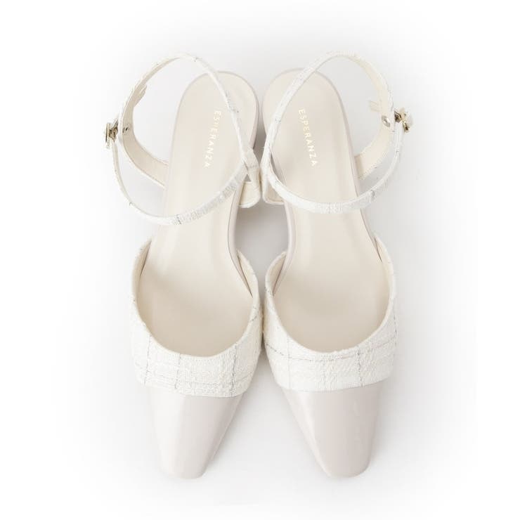 エナメル×ツイードストラップパンプス | ESPERANZA | 詳細画像5 