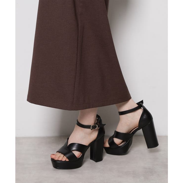 ネックベルトチャンキーヒールサンダル | ESPERANZA | 詳細画像14 