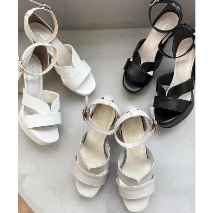 ネックベルトチャンキーヒールサンダル | ESPERANZA | 詳細画像26 