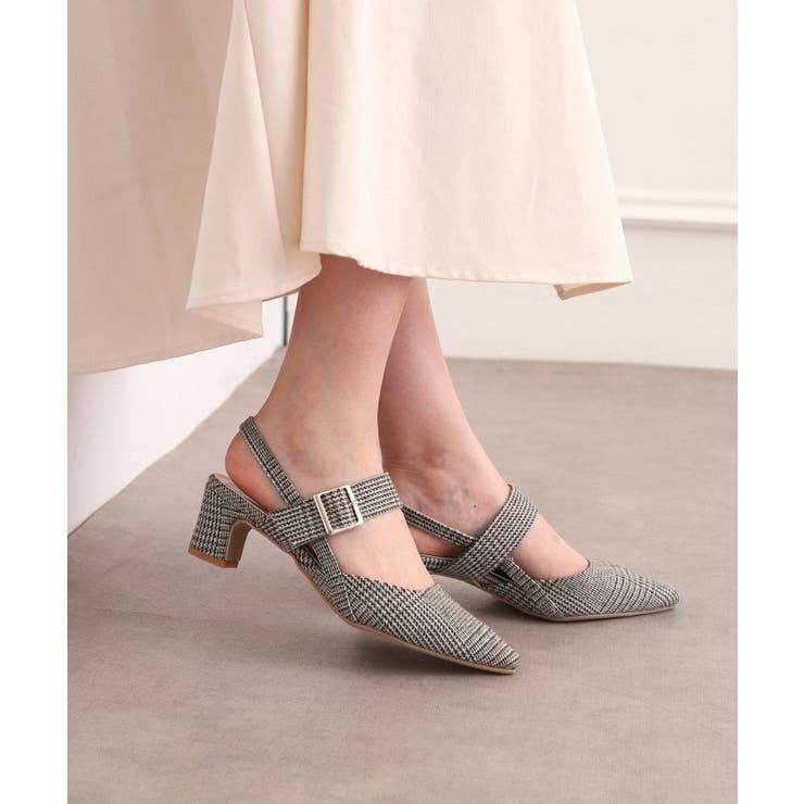 【Fur Collection】ファー付き2WAYスリングバックミュールパンプス | ESPERANZA | 詳細画像10 