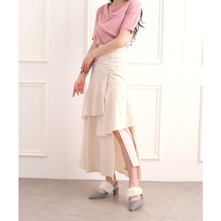 【Fur Collection】ファー付き2WAYスリングバックミュールパンプス | ESPERANZA | 詳細画像11 
