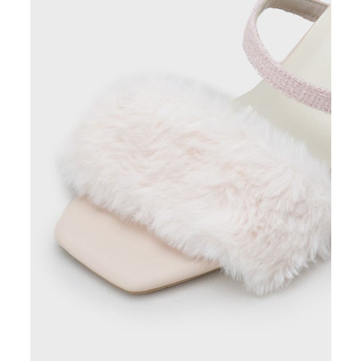 【Fur Collection】フェイクファー付き2WAYミュールサンダル | ESPERANZA | 詳細画像22 