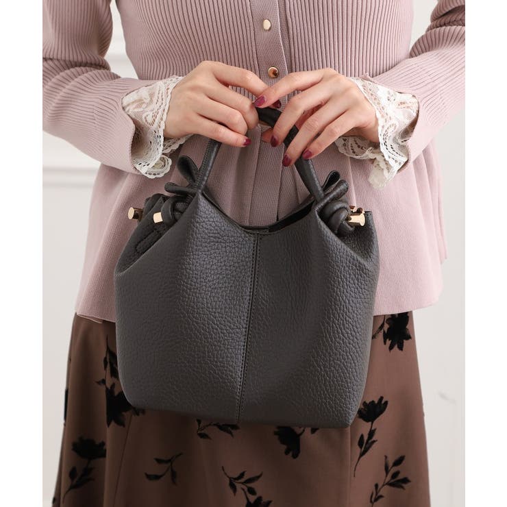 グレー(712) | 【EC限定】ノットハンドルショルダーバッグ | ESPERANZA