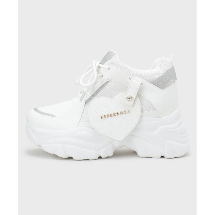 【VALENTINE Collection】きゅんフィットハートチャームスニーカ… | ESPERANZA | 詳細画像15 