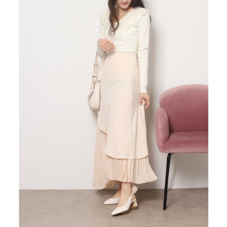 シフォンリボン付きバックストラップパンプス | ESPERANZA | 詳細画像2 