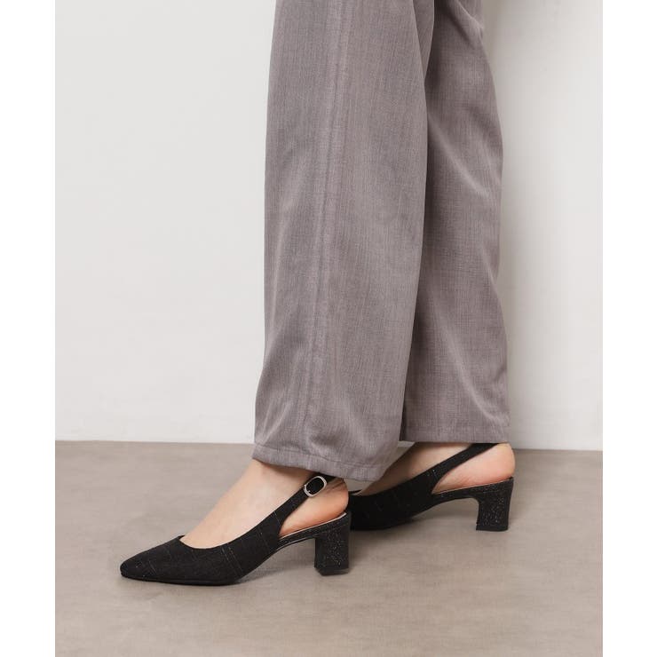 シフォンリボン付きバックストラップパンプス | ESPERANZA | 詳細画像4 