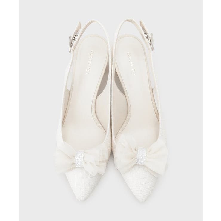 シフォンリボン付きバックストラップパンプス | ESPERANZA | 詳細画像17 