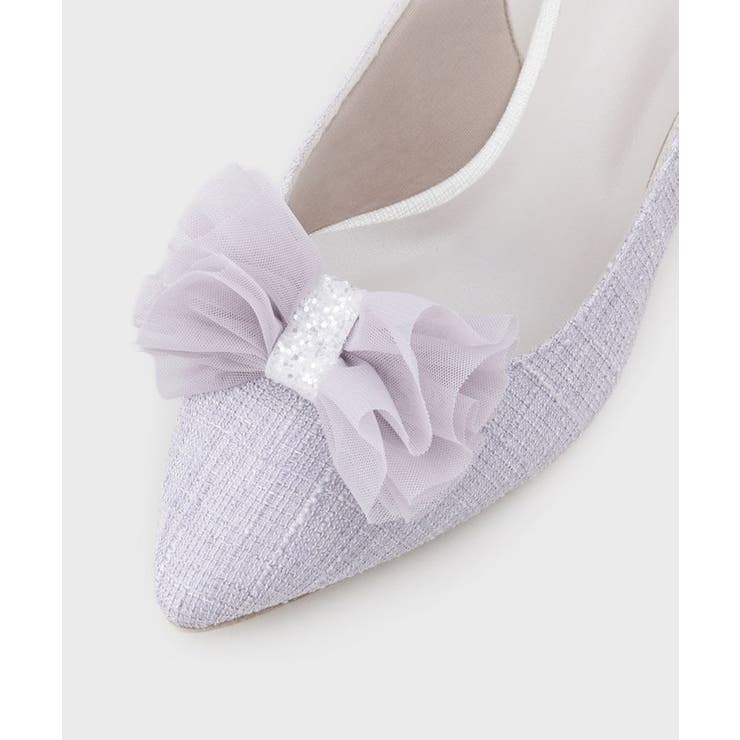 シフォンリボン付きバックストラップパンプス | ESPERANZA | 詳細画像20 