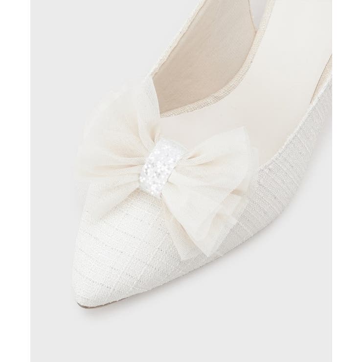 シフォンリボン付きバックストラップパンプス | ESPERANZA | 詳細画像21 