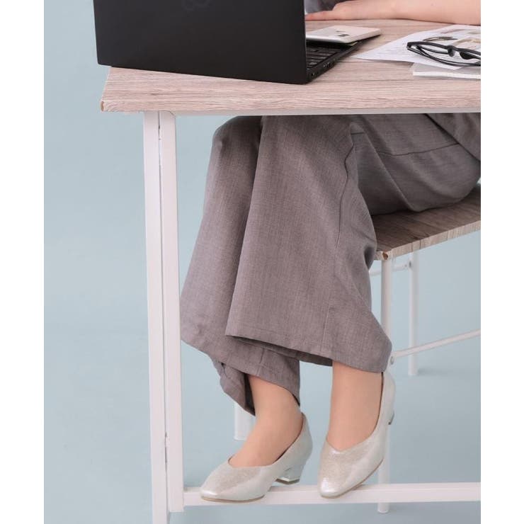 シルバー(306) | 【新生活おすすめ】クッションスクエアヒール | ESPERANZA