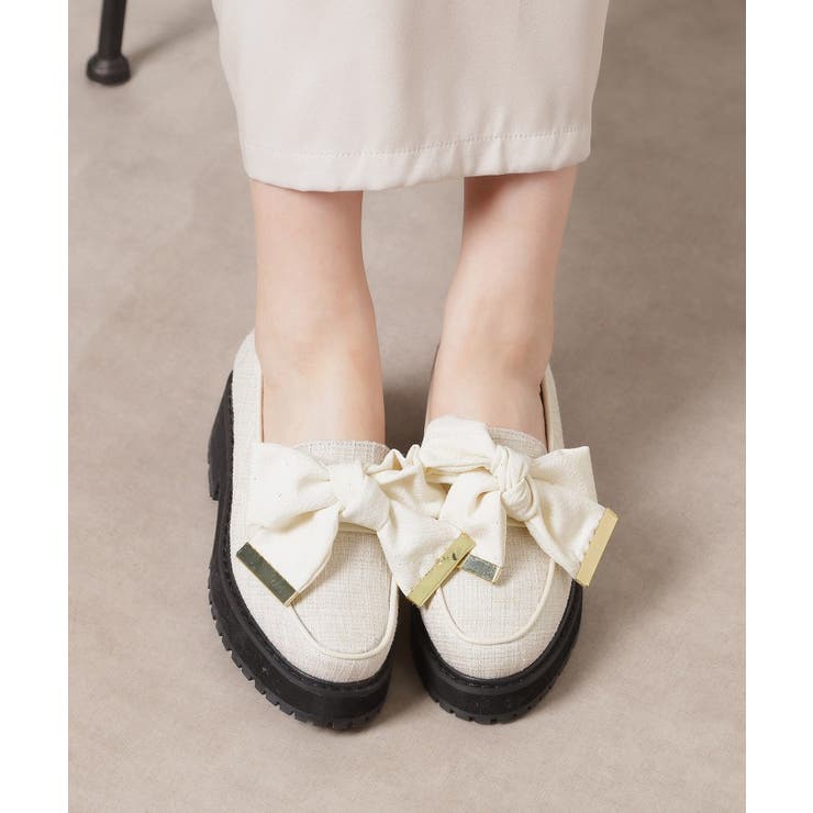 リボン厚底ローファー レイン対応 | ESPERANZA | 詳細画像4 