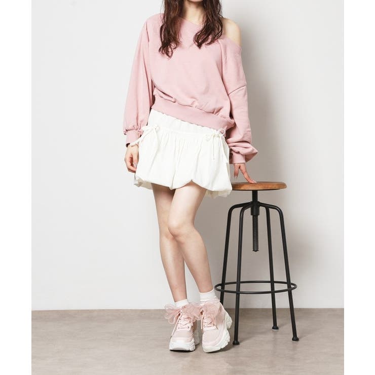 インヒールシフォンリボンスニーカー | ESPERANZA | 詳細画像9 